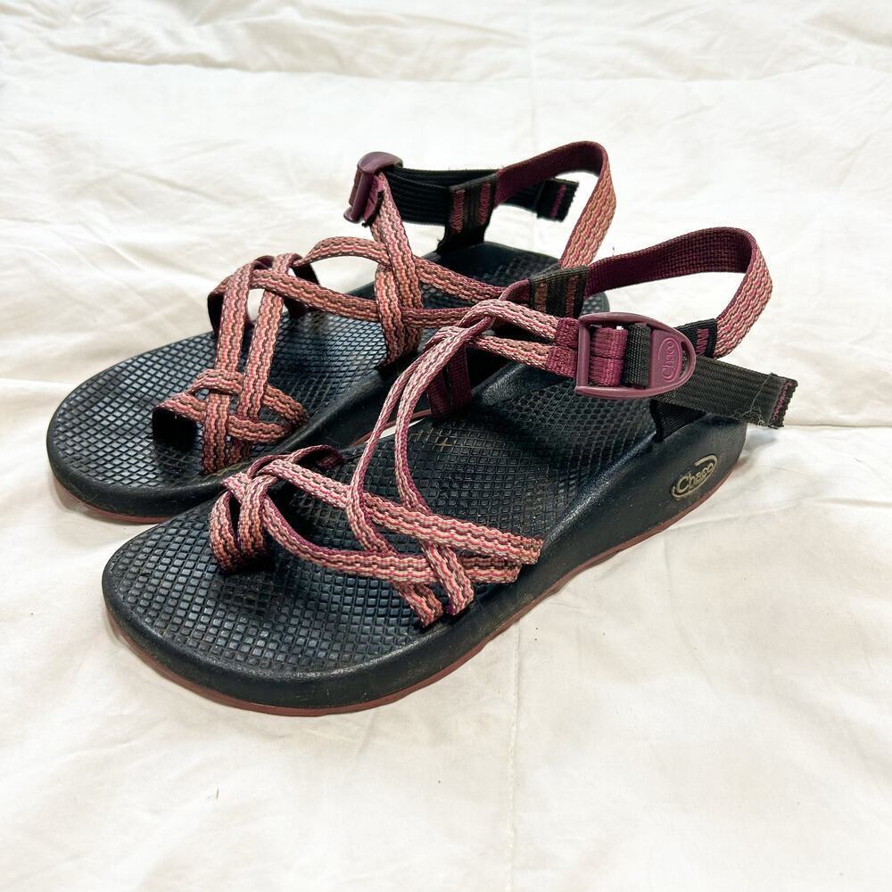 Chaco ZX/2 Women’s Size 8 Sport Sandals Pink Purple Tidal Wave Hiking Water